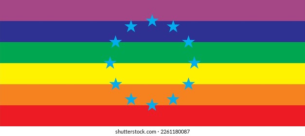 Vector rainbow flag of the LGBT community. LGBT symbol in 
rainbow colors