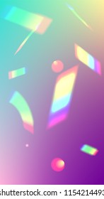Vector Rainbow Gradient with Sunshine Glare.  Iridescent Background. Holographic Light Glitch Effect.
 Creative Festive Backdrop. 
Mesh Holographic Foil. Trendy Hologram Vector Background.
