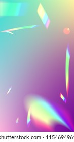 Vector Rainbow Gradient with Sunshine Glare.  Iridescent Background. Holographic Light Glitch Effect.
 
 Trendy Hologram Vector Background. Mesh Holographic Foil. Creative Festive Backdrop. 
