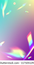 Vector Rainbow Gradient with Sunshine Glare.  Iridescent Background. Holographic Light Glitch Effect.
 Creative Festive Backdrop. 
Mesh Holographic Foil. Trendy Hologram Vector Background.
