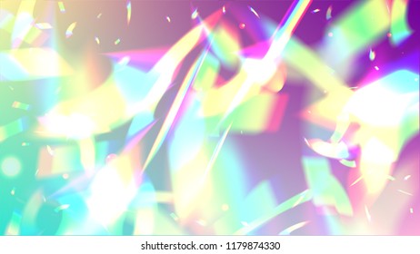 Vector Rainbow Gradient with Sunshine Glare.  Iridescent Background. Holographic Light Glitch Effect.
 
 Trendy Hologram Vector Background. Mesh Holographic Foil. Creative Festive Backdrop. 
