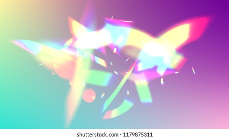 Vector Rainbow Gradient with Sunshine Glare.  Iridescent Background. Holographic Light Glitch Effect.
 
Mesh Holographic Foil. Trendy Hologram Vector Background. Creative Festive Backdrop. 
