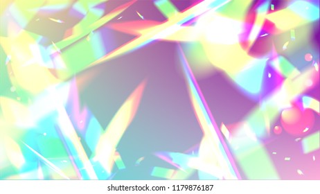 Vector Rainbow Gradient with Sunshine Glare.  Iridescent Background. Holographic Light Glitch Effect.
 
 Trendy Hologram Vector Background. Mesh Holographic Foil. Creative Festive Backdrop. 
