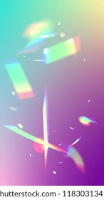 Vector Rainbow Gradient with Sunshine Glare.  Iridescent Background. Holographic Light Glitch Effect.
 Creative Festive Backdrop. 
Mesh Holographic Foil. Trendy Hologram Vector Background.
