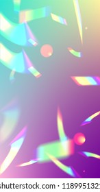 Vector Rainbow Gradient with Sunshine Glare.  Iridescent Background. Holographic Light Glitch Effect.
 
 Trendy Hologram Vector Background. Mesh Holographic Foil. Creative Festive Backdrop. 
