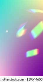 Vector Rainbow Gradient with Sunshine Glare.  Iridescent Background. Holographic Light Glitch Effect.
 
 Trendy Hologram Vector Background. Mesh Holographic Foil. Creative Festive Backdrop. 
