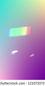 Vector Rainbow Gradient with Sunshine Glare.  Iridescent Background. Holographic Light Glitch Effect.
 
 Trendy Hologram Vector Background. Mesh Holographic Foil. Creative Festive Backdrop. 
