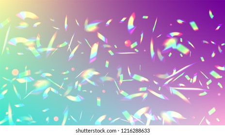 Vector Rainbow Gradient with Sunshine Glare.  Iridescent Background. Holographic Light Glitch Effect.
 
Mesh Holographic Foil. Trendy Hologram Vector Background. Creative Festive Backdrop. 
