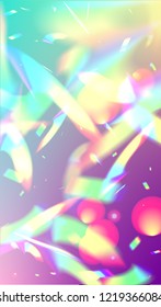 Vector Rainbow Gradient with Sunshine Glare.  Iridescent Background. Holographic Light Glitch Effect.
 
 Trendy Hologram Vector Background. Mesh Holographic Foil. Creative Festive Backdrop. 
