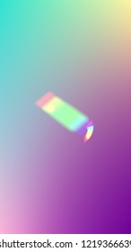 Vector Rainbow Gradient with Sunshine Glare.  Iridescent Background. Holographic Light Glitch Effect.
 Creative Festive Backdrop. 
Mesh Holographic Foil. Trendy Hologram Vector Background.
