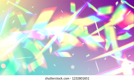 Vector Rainbow Gradient with Sunshine Glare.  Iridescent Background. Holographic Light Glitch Effect.
 Creative Festive Backdrop. 
Mesh Holographic Foil. Trendy Hologram Vector Background.

