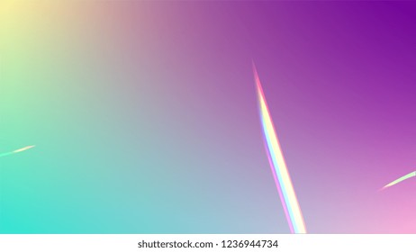 Vector Rainbow Gradient with Sunshine Glare.  Iridescent Background. Holographic Light Glitch Effect.
 Creative Festive Backdrop. 
Mesh Holographic Foil. Trendy Hologram Vector Background.
