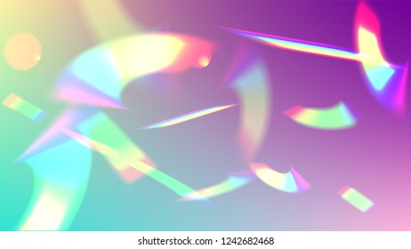 Vector Rainbow Gradient with Sunshine Glare.  Iridescent Background. Holographic Light Glitch Effect.
 
 Trendy Hologram Vector Background. Mesh Holographic Foil. Creative Festive Backdrop. 
