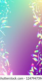 Vector Rainbow Gradient with Sunshine Glare.  Iridescent Background. Holographic Light Glitch Effect.
 
 Trendy Hologram Vector Background. Mesh Holographic Foil. Creative Festive Backdrop. 
