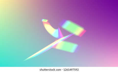 Vector Rainbow Gradient with Sunshine Glare.  Iridescent Background. Holographic Light Glitch Effect.
 
Mesh Holographic Foil. Trendy Hologram Vector Background. Creative Festive Backdrop. 
