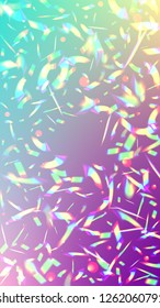 Vector Rainbow Gradient with Sunshine Glare.  Iridescent Background. Holographic Light Glitch Effect.
 
Mesh Holographic Foil. Trendy Hologram Vector Background. Creative Festive Backdrop. 
