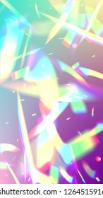 Vector Rainbow Gradient with Sunshine Glare.  Iridescent Background. Holographic Light Glitch Effect.
 Creative Festive Backdrop. 
Mesh Holographic Foil. Trendy Hologram Vector Background.
