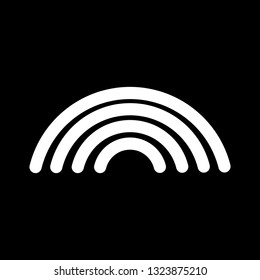 Vector Rainbow Icon
