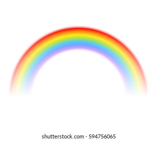 Vector Rainbow Isolated On A White Background.