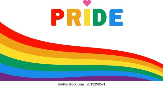 Vector of the rainbow Pride