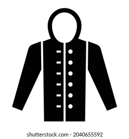 Vektor Raincoat-Symbol-Design
