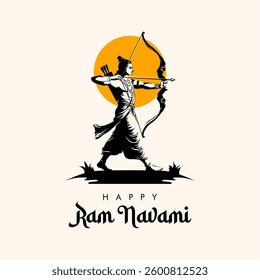 vector ram navami poster template