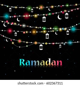  Vector Ramadan background