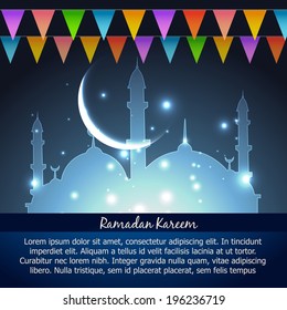 vector Ramadan festival design background
