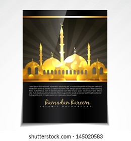 diseño de plantilla de festival de vectores ramadan