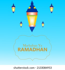 Tarjetas de felicitación vectorial Ramadan. Celebrando el mes del Ramadán. Ramadhan Kareem