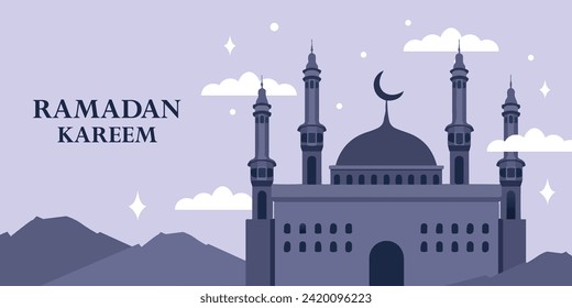 Vector Ramadan Kareem elegantes Bannerdesign