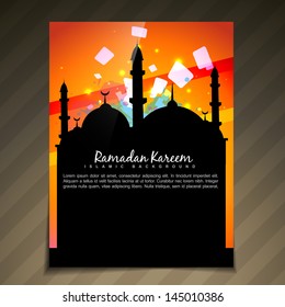 vector ramadan kareem template design