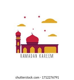 Vector of Ramadan. Vector of Mosque