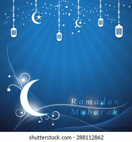 vector ramadan mubarak holy month of muslim background