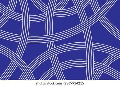 Vector ramen pasta background. Noodle abstract orange banner, wavy pattern. Spaghetti backdrop.