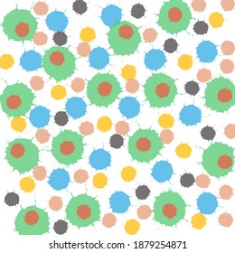 Vector with random arranged circles