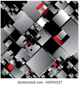 vector random blocks shape pattern background
