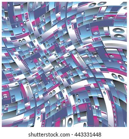 vector random blocks shape pattern background