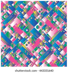 vector random blocks shape pattern background