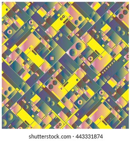 vector random blocks shape pattern background