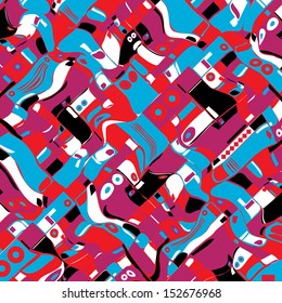 vector random blocks wave pattern 