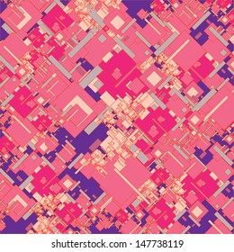 vector random rectangle block pattern wallpaper