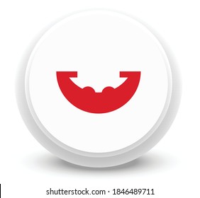 Vector - rapa nui Flag Button Icon