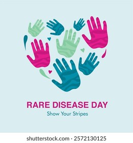 vector rare disease day banner template