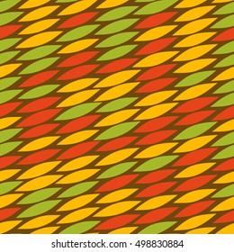 Vector rastafarian snake skin pattern