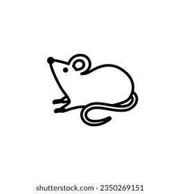 Vector rats icon logo design illustration