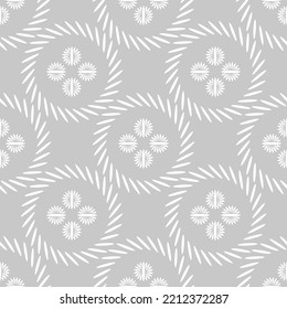 Vector raw faceted rice grains icon seamless pattern. Asian white seeds cooking illustration. Cute cartoon food.