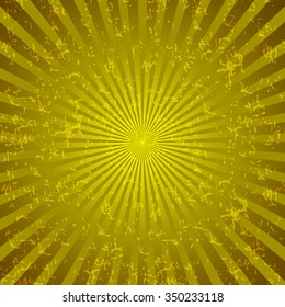 Vector rays star burst television vintage background