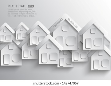 Vector real estate. abstract background .