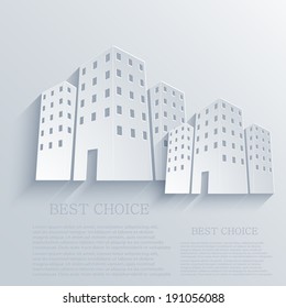 vector real estate background. Eps 10 illustration